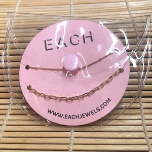 Each Jewels Gold Plated Layering Necklace Set